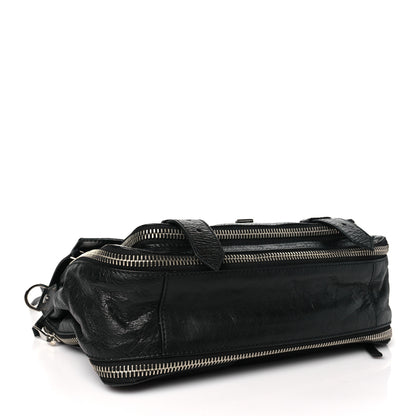 Proenza Schouler Lambskin Medium PS1 Plus Zip Satchel Black 4 of 9