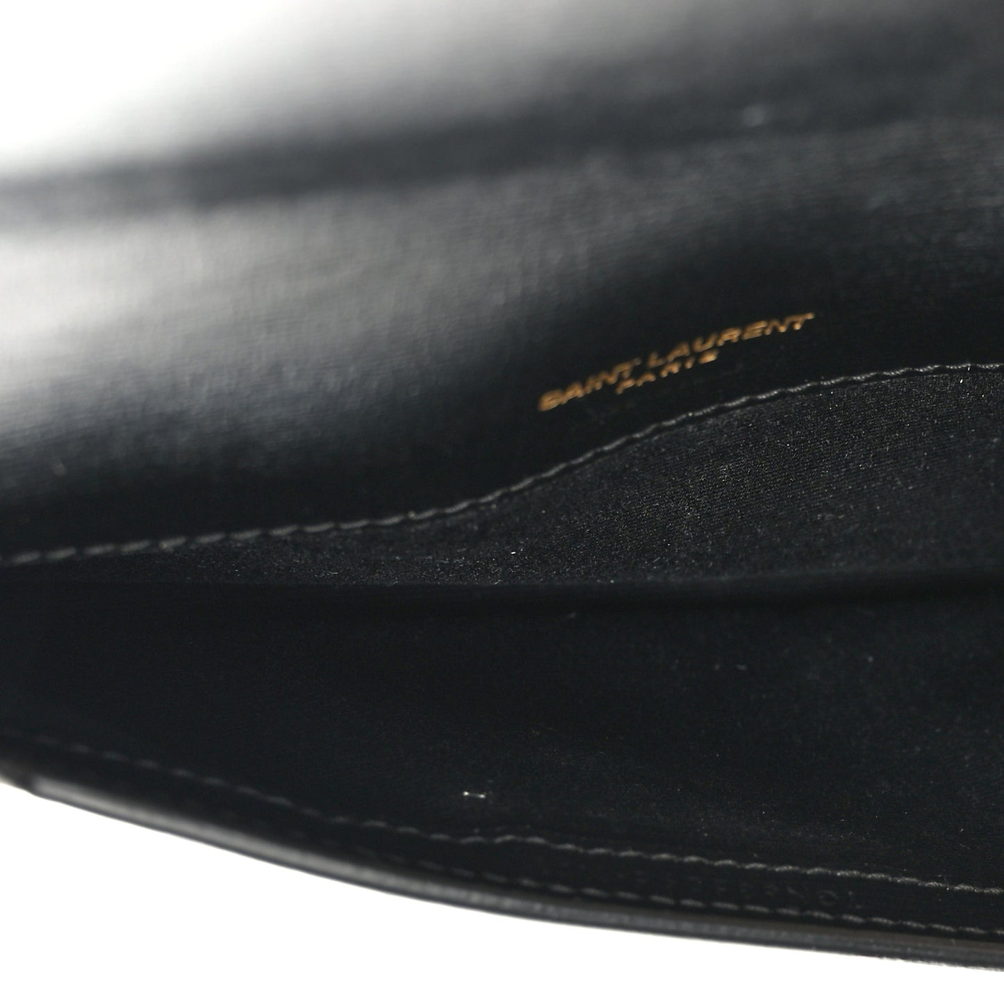 Grained Calfskin Monogram Phone Holder Crossbody Black