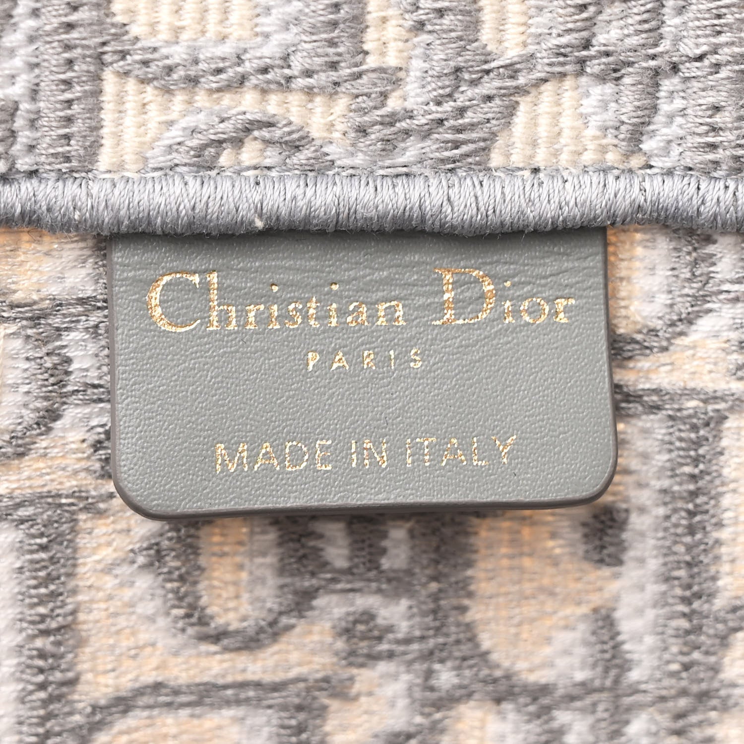 Christian Dior Oblique Medium Book Tote Grey 6 of 12