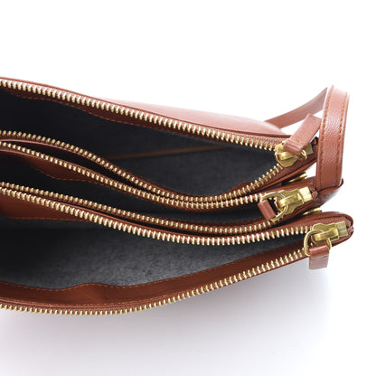 Celine Lambskin Large Trio Crossbody Bag Brick 4 of 8