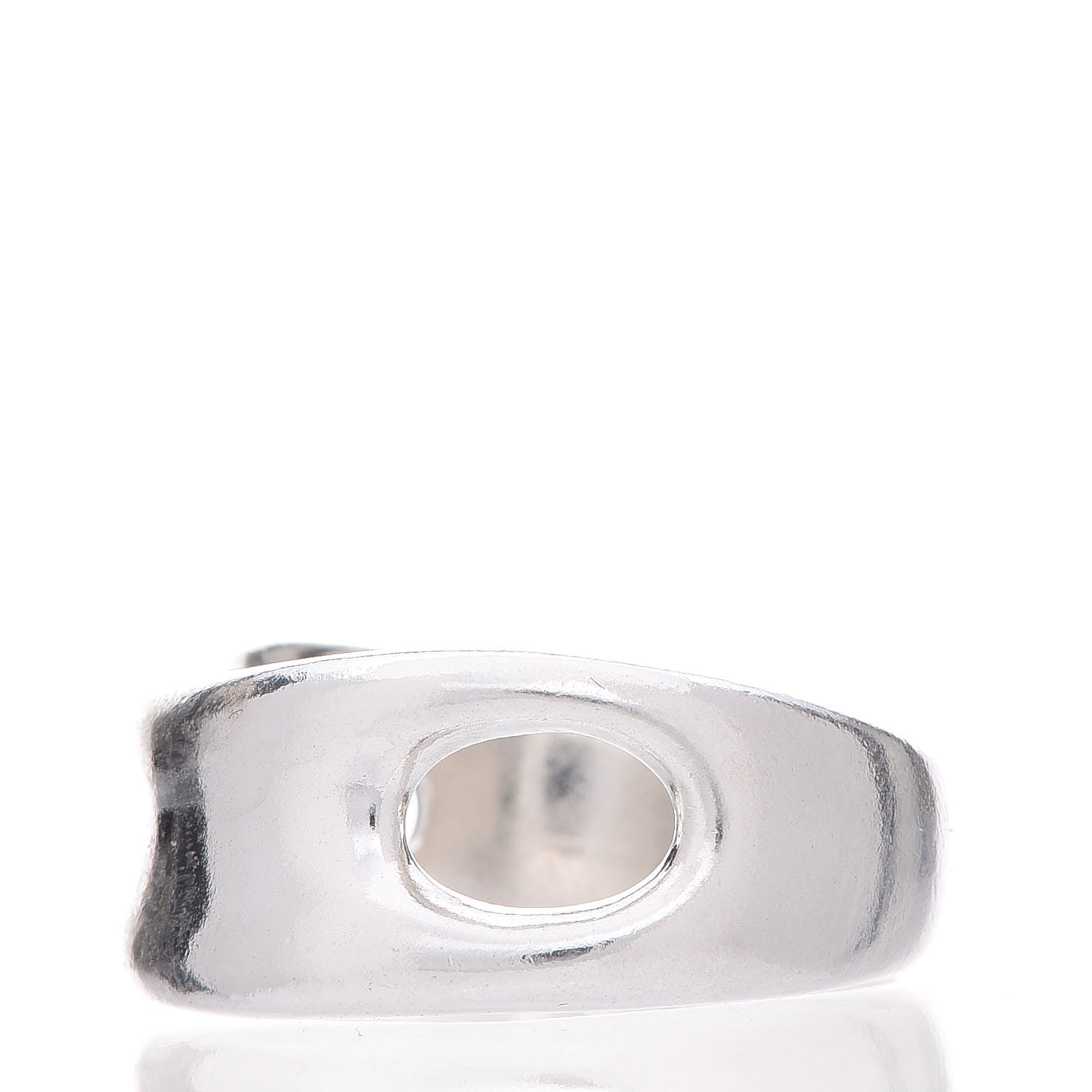 Tiffany Sterling Silver Elsa Peretti Open Side Ring 55 7.5 3 of 5