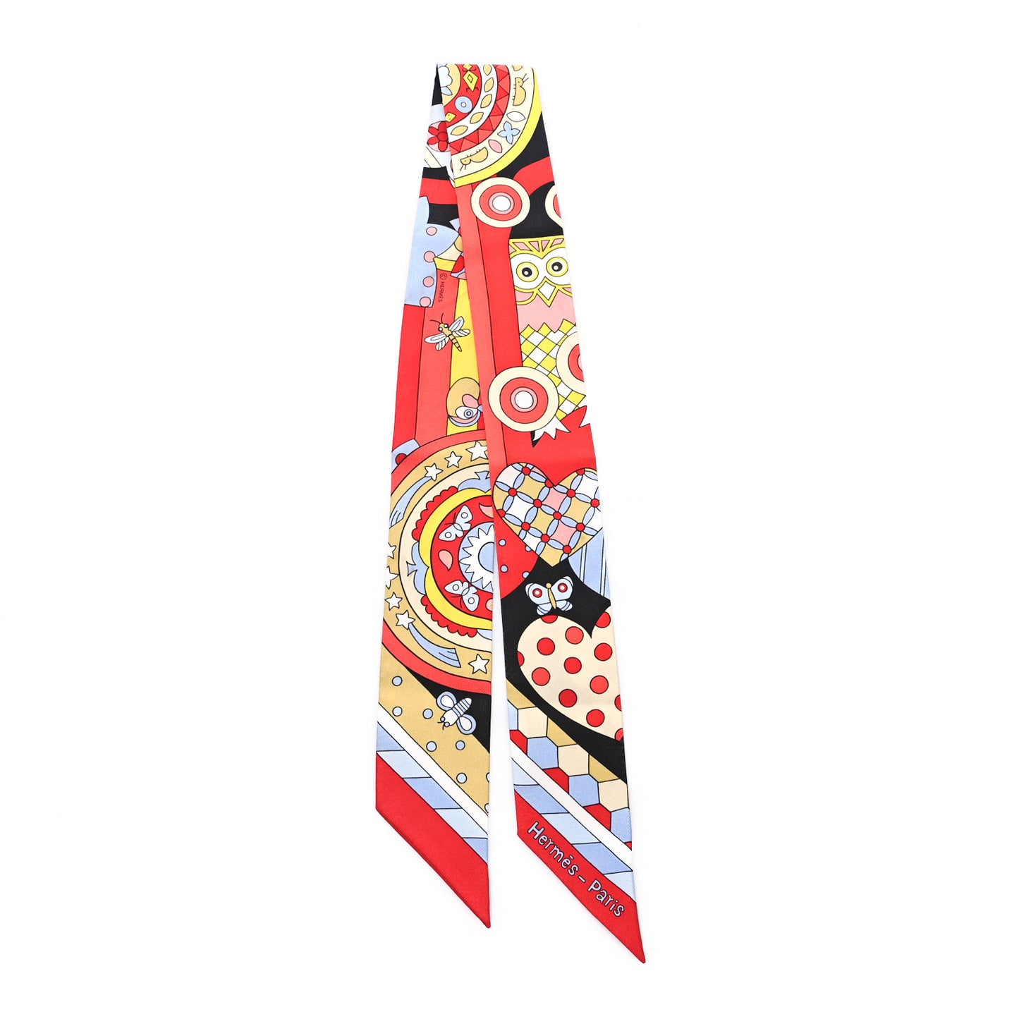 Silk Les Murmures de la Foret Twilly Rouge Jaune Bleu