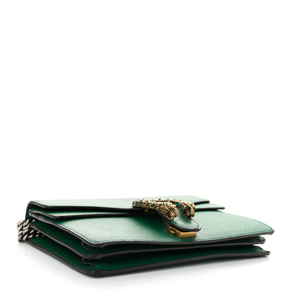 Gucci Pebbled Calfskin Small Dionysus Shoulder Bag Emerald 4 of 10