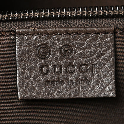 Gucci Crystal Monogram Web Large Carry On Duffle Bag Brown 5 of 13
