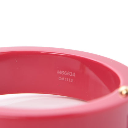 Louis Vuitton Resin Lock Me Bracelet Rose Indien 4 of 7