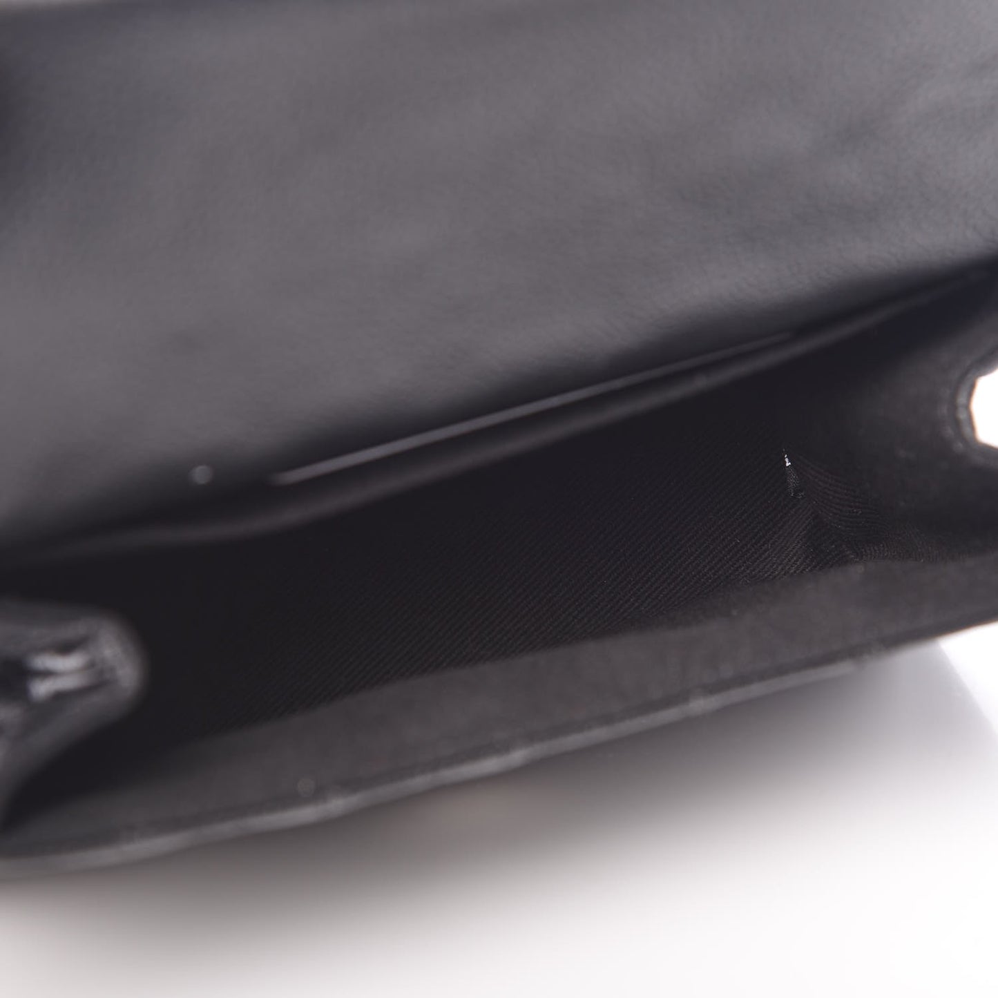 Grained Calfskin Quilted 2.55 Reissue Flap Belt Bag Clutch Black