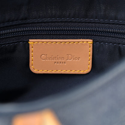 Christian Dior Denim Calfskin Double Saddle Bag Blue 5 of 10