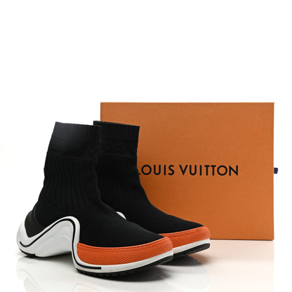 Louis Vuitton Stretch Textile LV Archlight Sneaker Boots 40.5 Black Orange 10 of 10