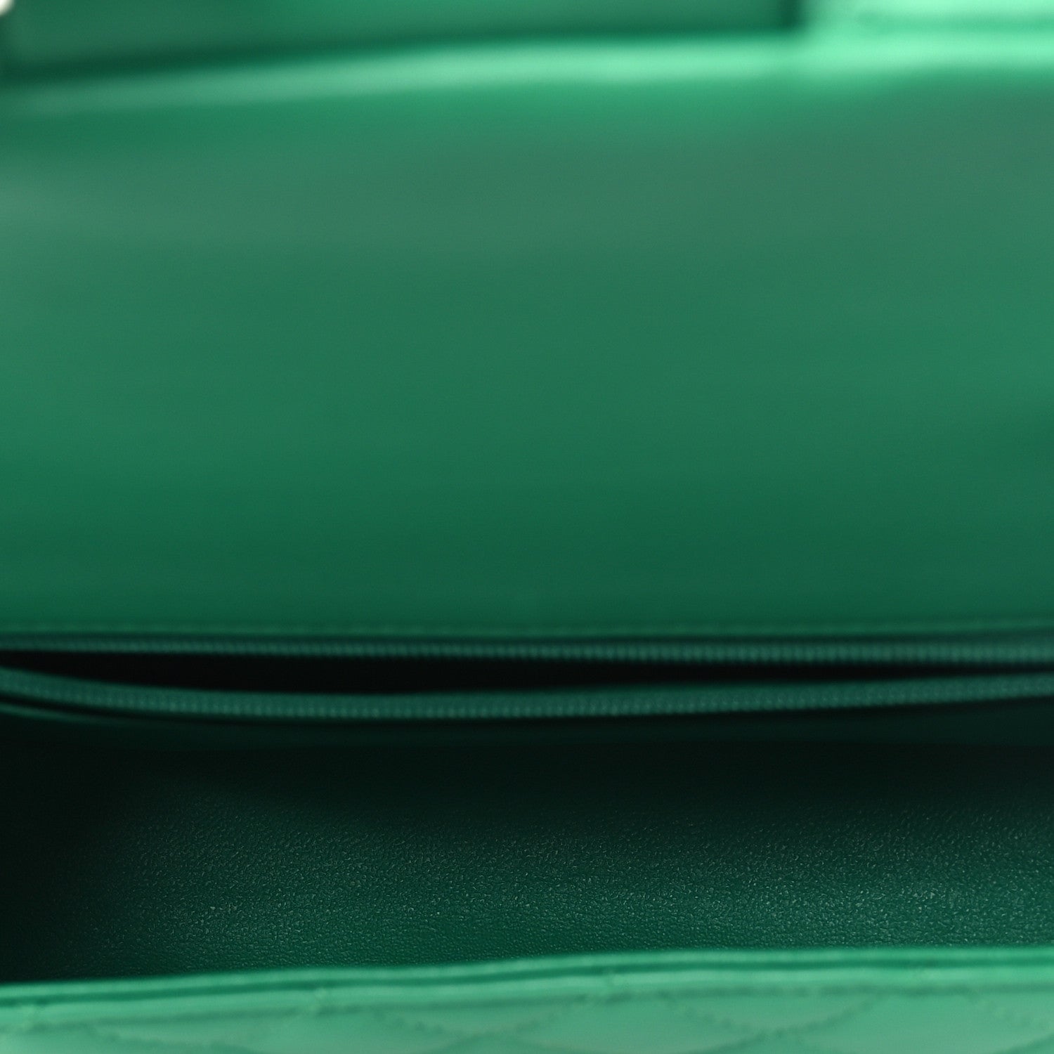 Chanel Lambskin Quilted Mini Rectangular Flap Green 5 of 12