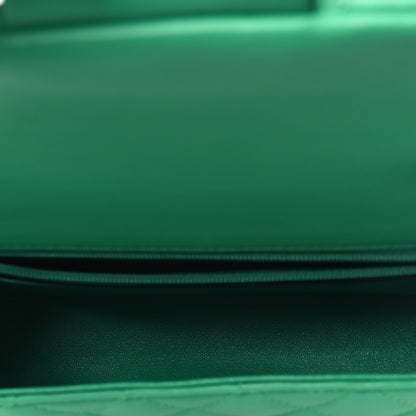 Chanel Lambskin Quilted Mini Rectangular Flap Green 5 of 12