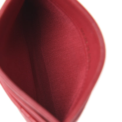 Chanel Lambskin Quilted Card Holder Red 5 of 12
