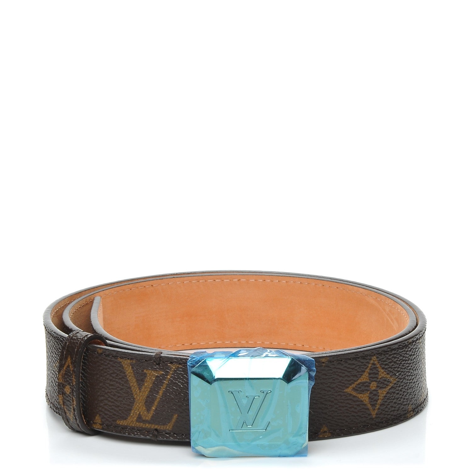 Louis Vuitton Monogram 30 mm Cabochon Belt 85 34 1 of 5