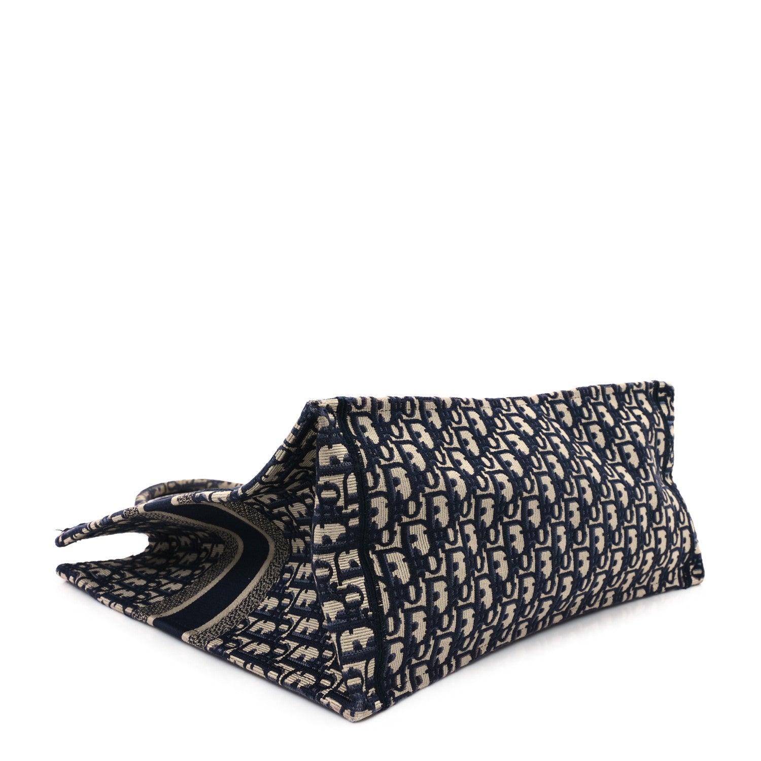 Christian Dior Oblique Large Book Tote Blue Multicolor 4 of 12