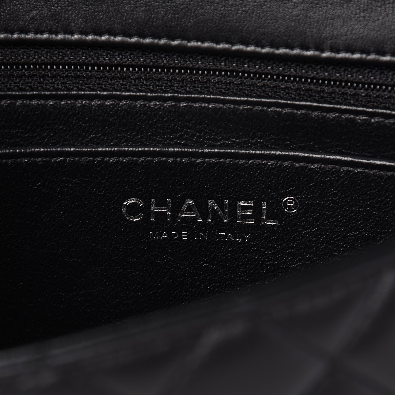 Chanel Lambskin Quilted Mini Rectangular Flap Black 8 of 11