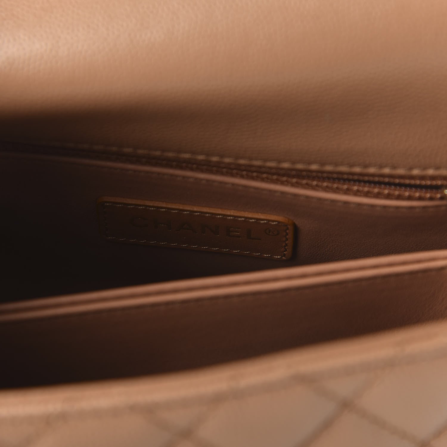 Chanel Caviar Quilted Mini Coco Handle Flap Brown 8 of 10