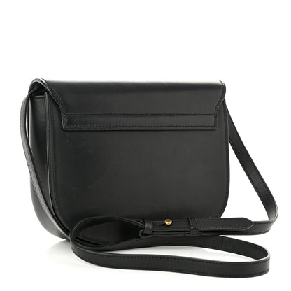Saint Laurent Smooth Calfskin Monogram Medium Kaia Satchel Black 3 of 12