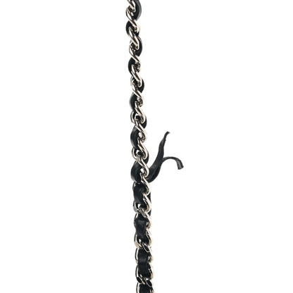 Chanel Lambskin Studded CC Wallet On Chain WOC Black 11 of 13