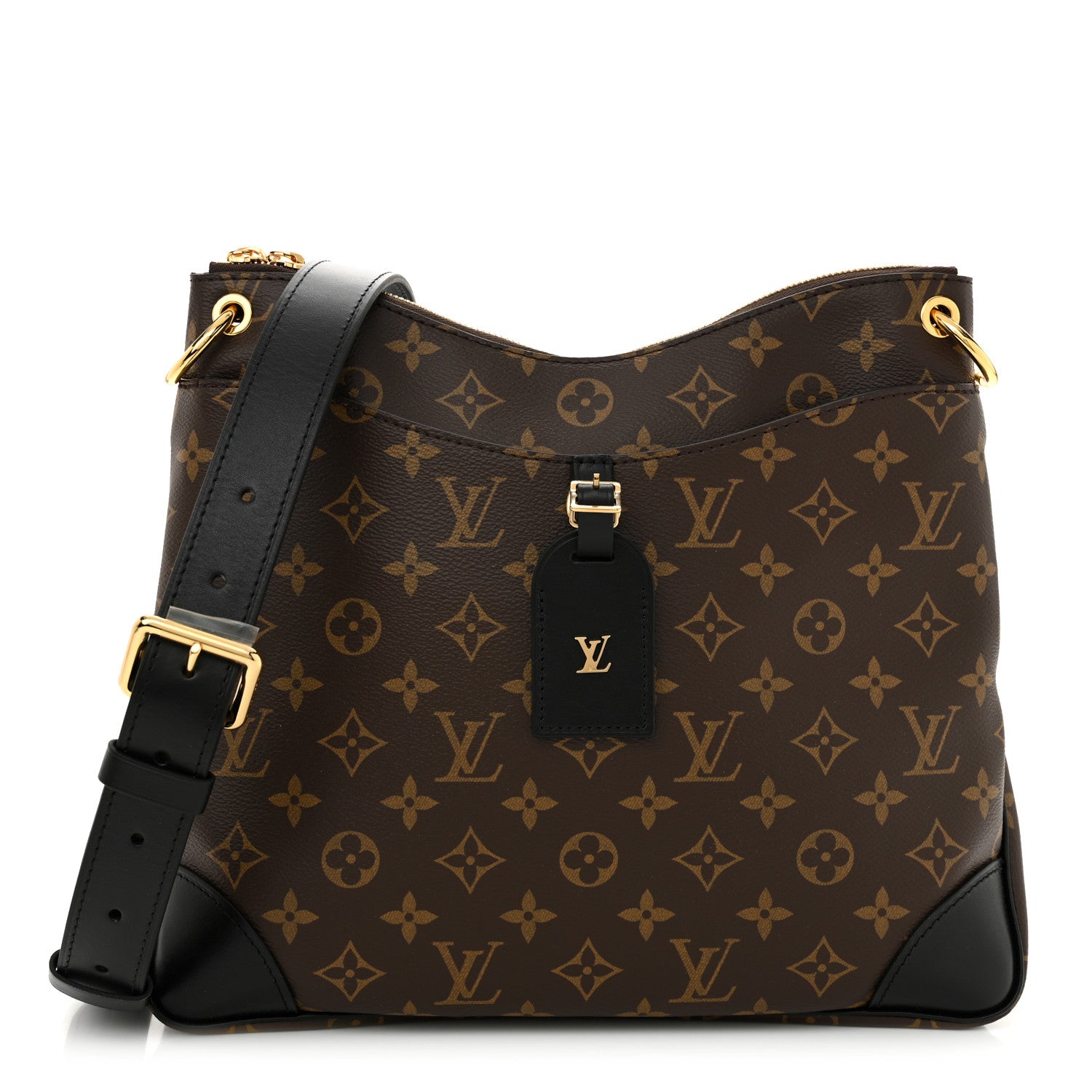 Louis Vuitton Monogram Odeon MM Black 1 of 9