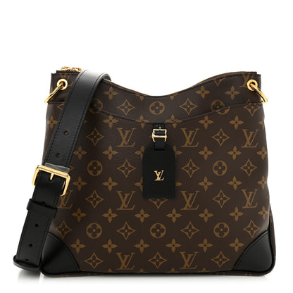Louis Vuitton Monogram Odeon MM Black 1 of 9