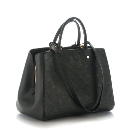 Louis Vuitton Empreinte Montaigne GM Black 3 of 7