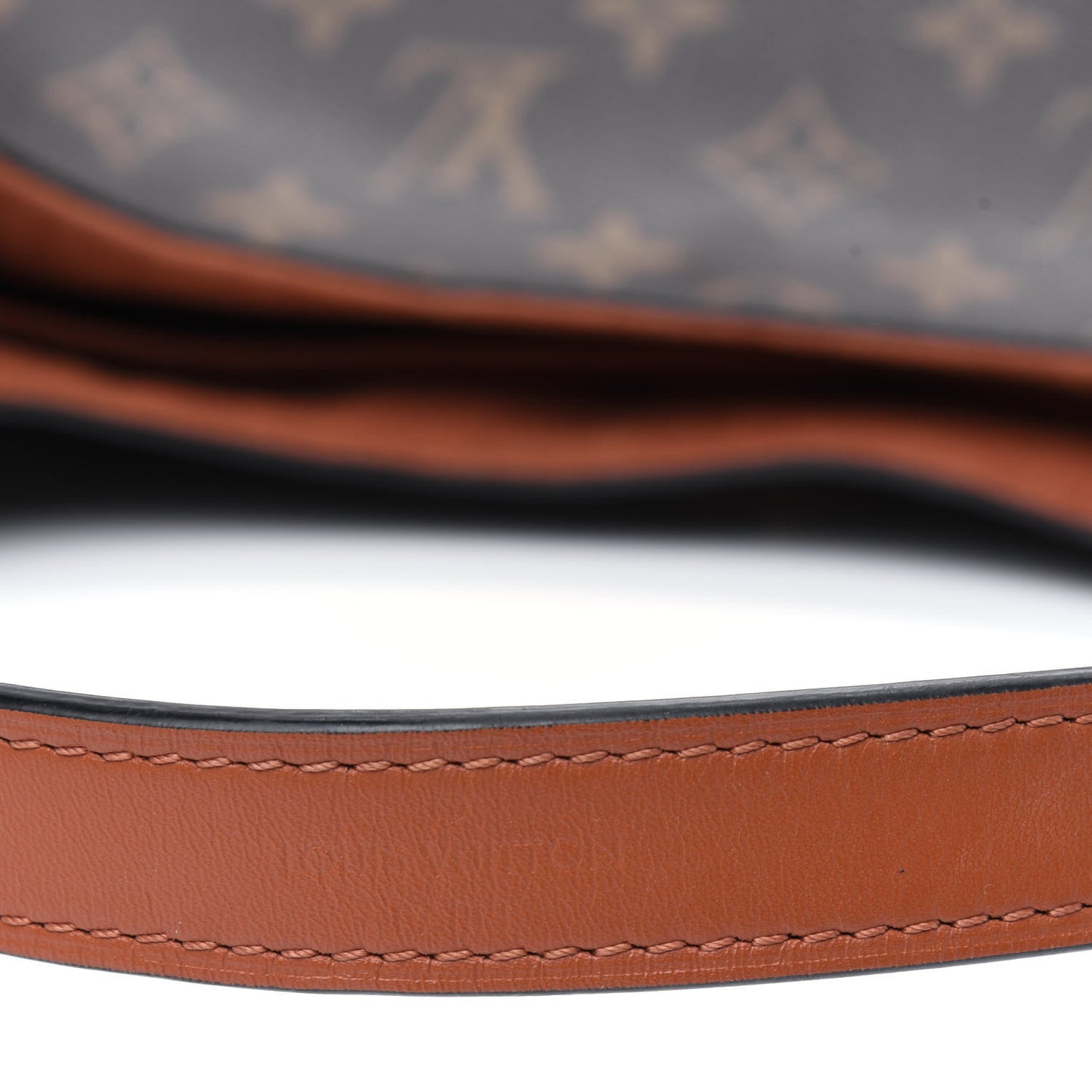 Monogram Flower Hobo Caramel