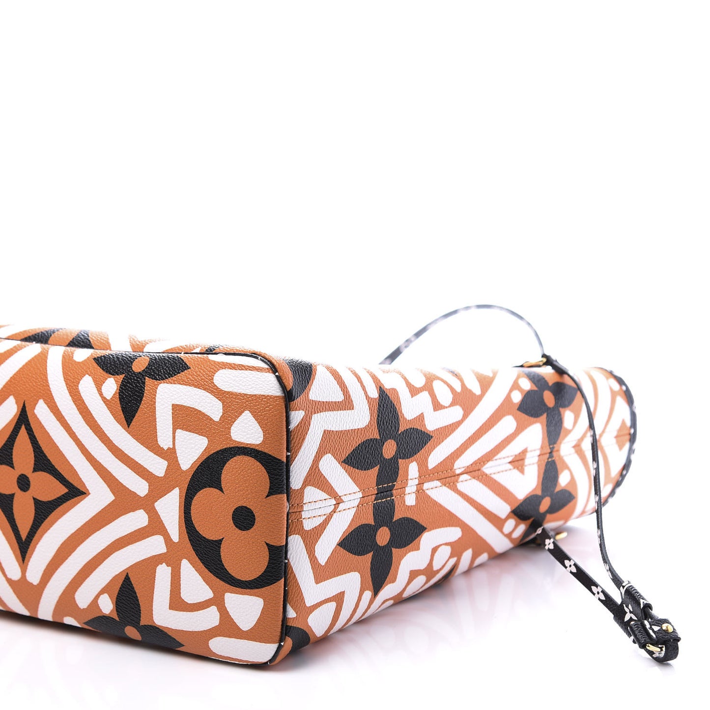 Monogram Giant Crafty Neverfull MM Creme Caramel