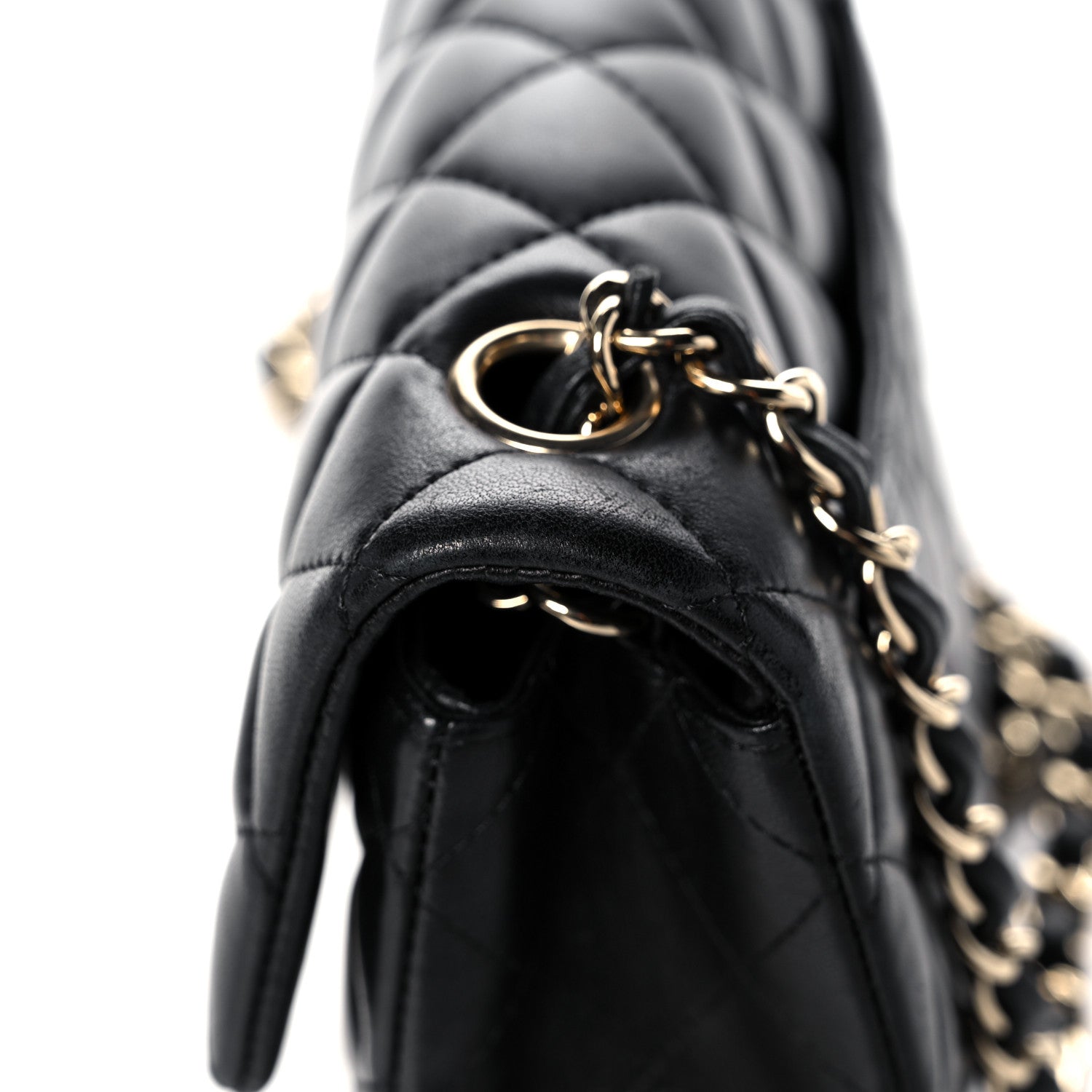Chanel Lambskin Quilted Mini Rectangular Flap Black 18 of 19