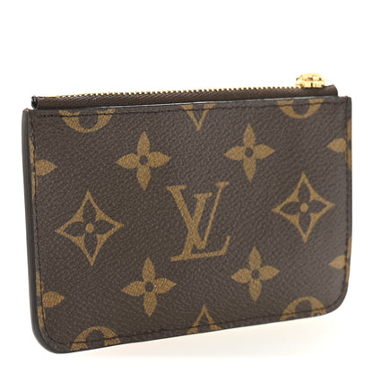 Louis Vuitton Monogram Zipped Romy Card Holder Red 3 of 6