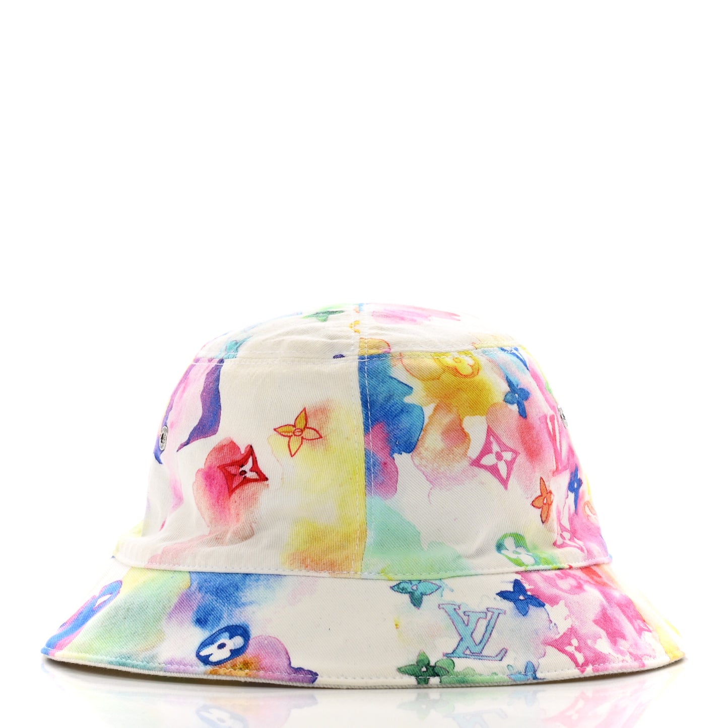 Watercolor Cotton Transformable Bob Bucket Hat 58 Multicolor