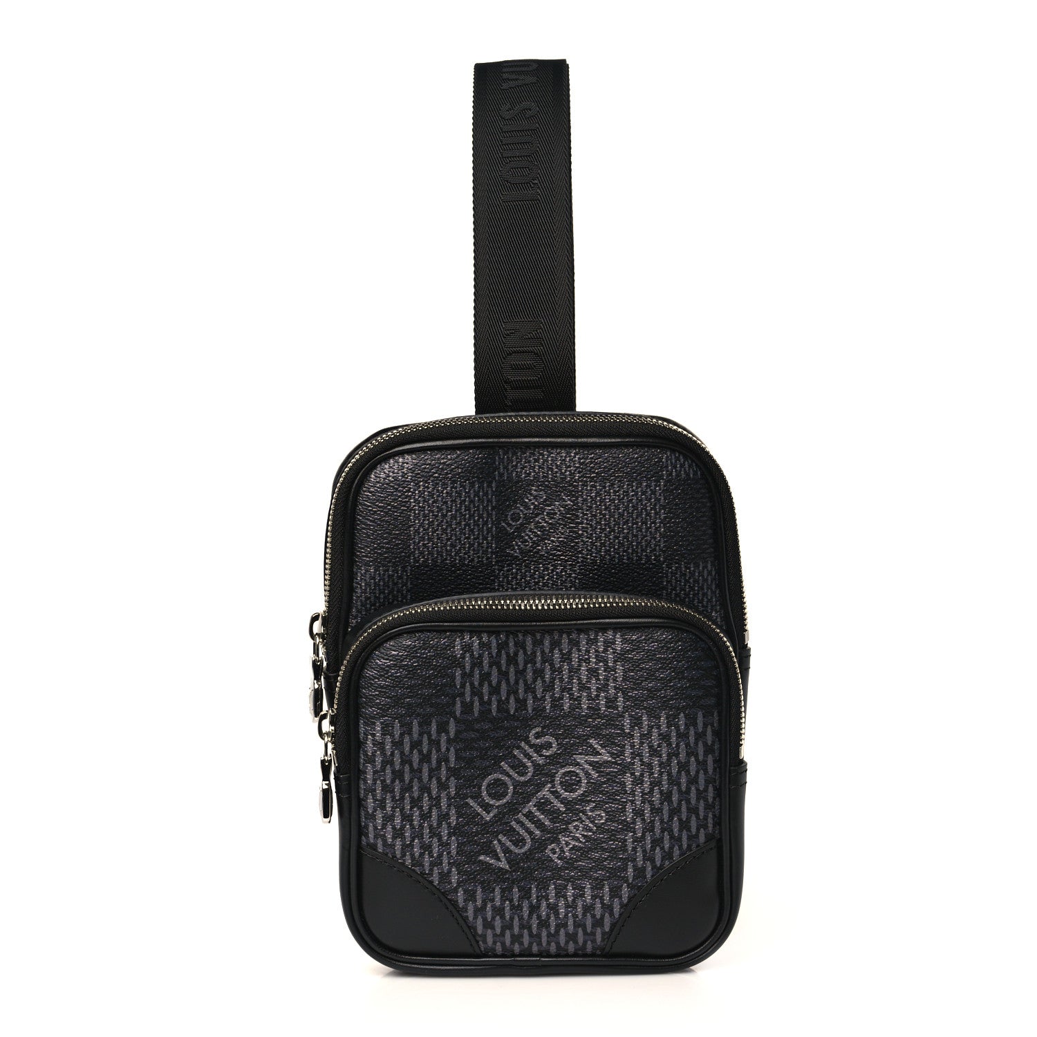Louis Vuitton Damier Graphite 3D Amazone Sling Bag Black 1 of 9