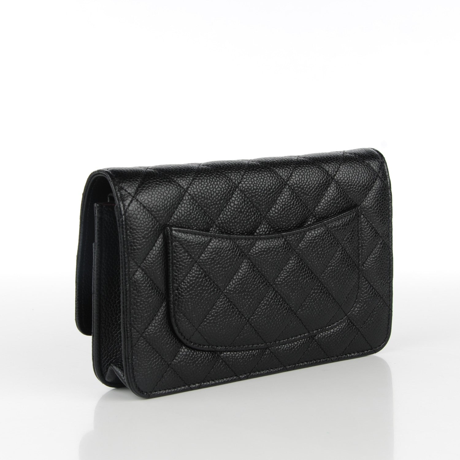 Chanel Caviar Quilted Wallet On Chain WOC Black 3 of 8