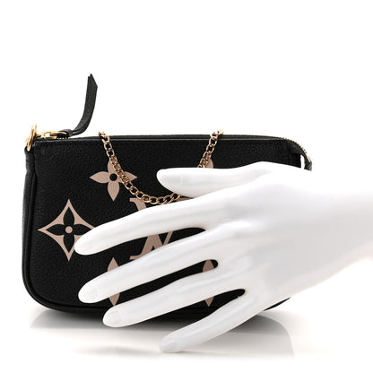 Louis Vuitton Empreinte Monogram Giant Mini Pochette Accessories Black 3 of 10