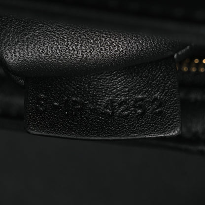 Celine Shiny Calfskin Medium Triomphe Black 9 of 13