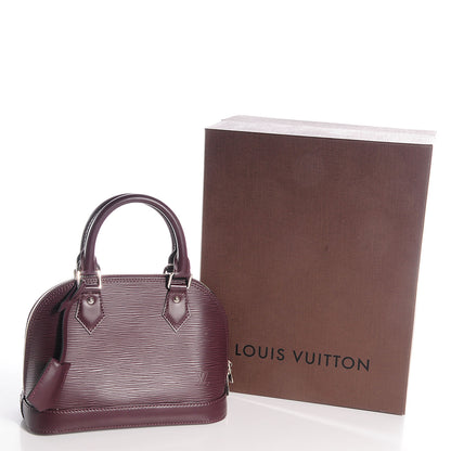 Louis Vuitton Epi Alma BB Quetsche 5 of 7