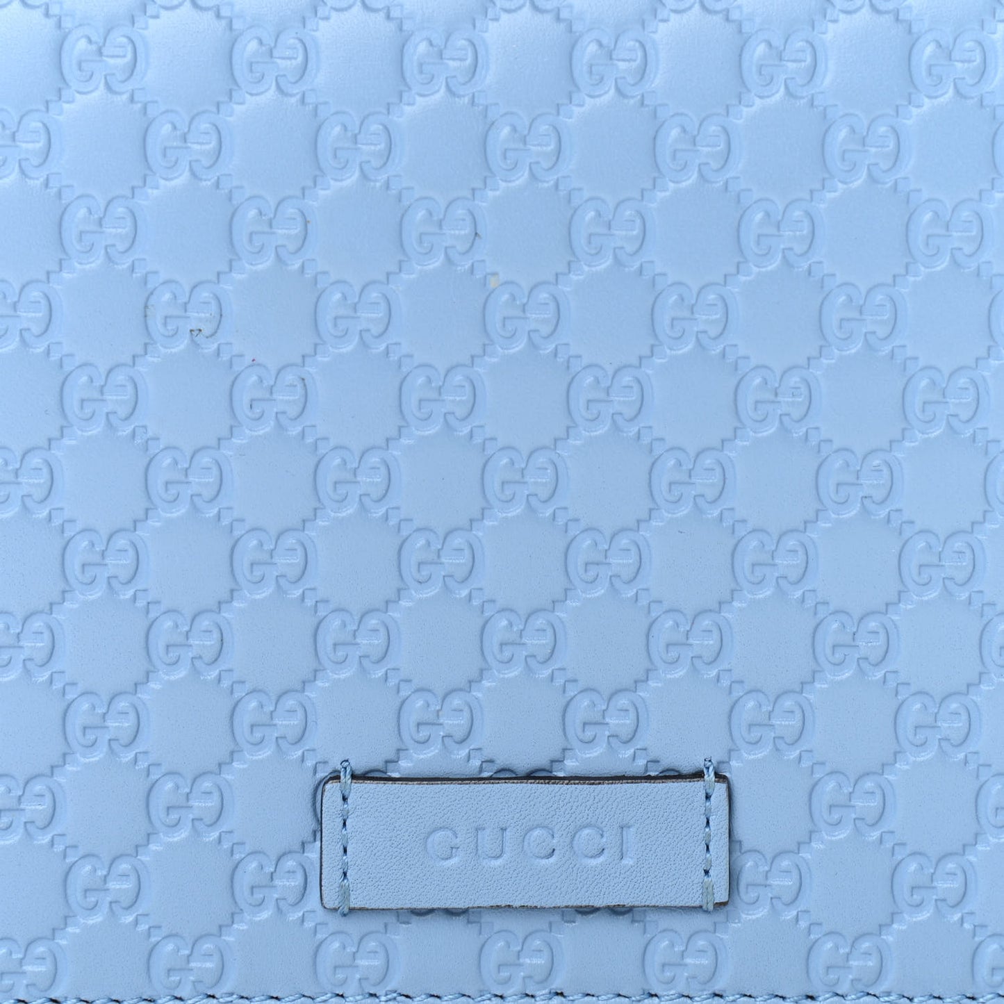 Microguccissima Crossbody Wallet Mineral Blue