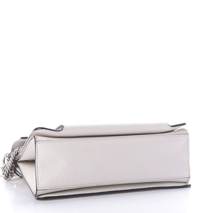 Givenchy Goatskin Small GV3 Shoulder Bag White 4 of 8