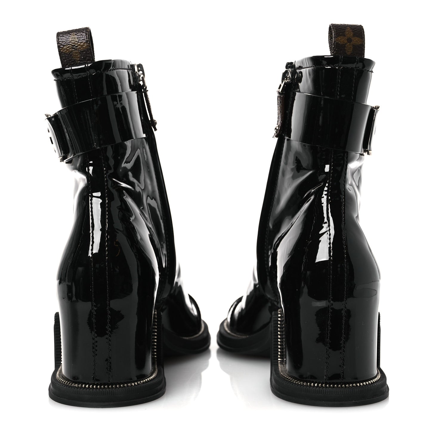 Patent Calfskin Moonlight Boots 38 Black
