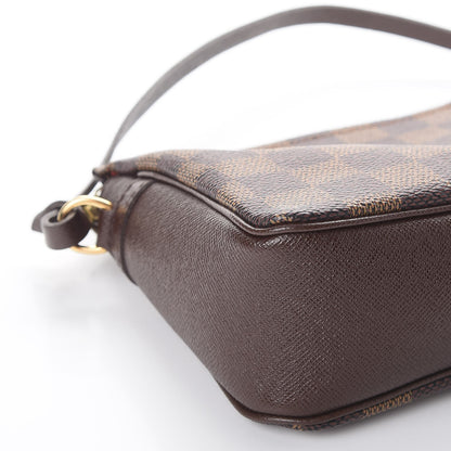 Louis Vuitton Damier Ebene Trousse Make Up Bag Pochette 9 of 10