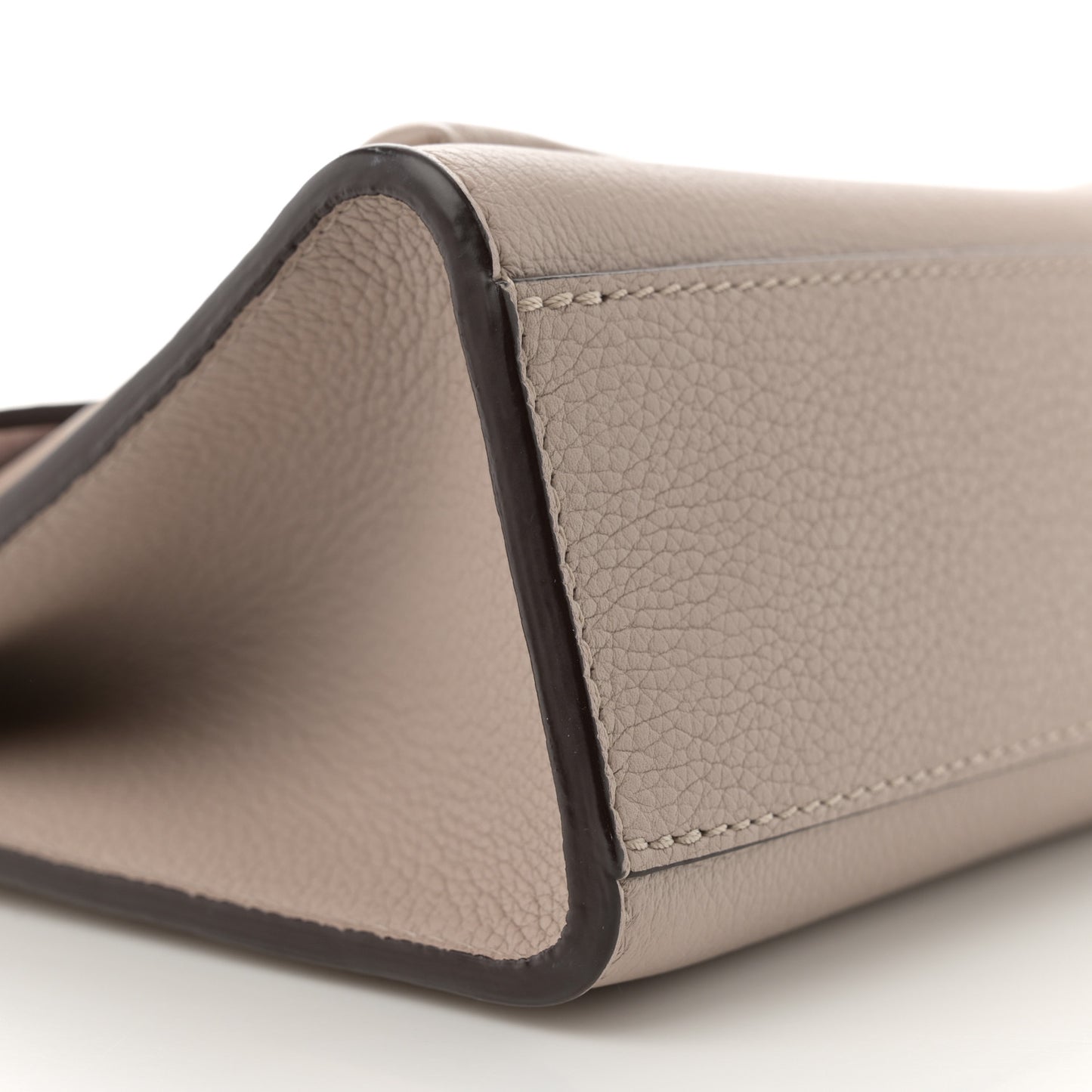Soft Calfskin Mylockme Chain Bag BB Greige