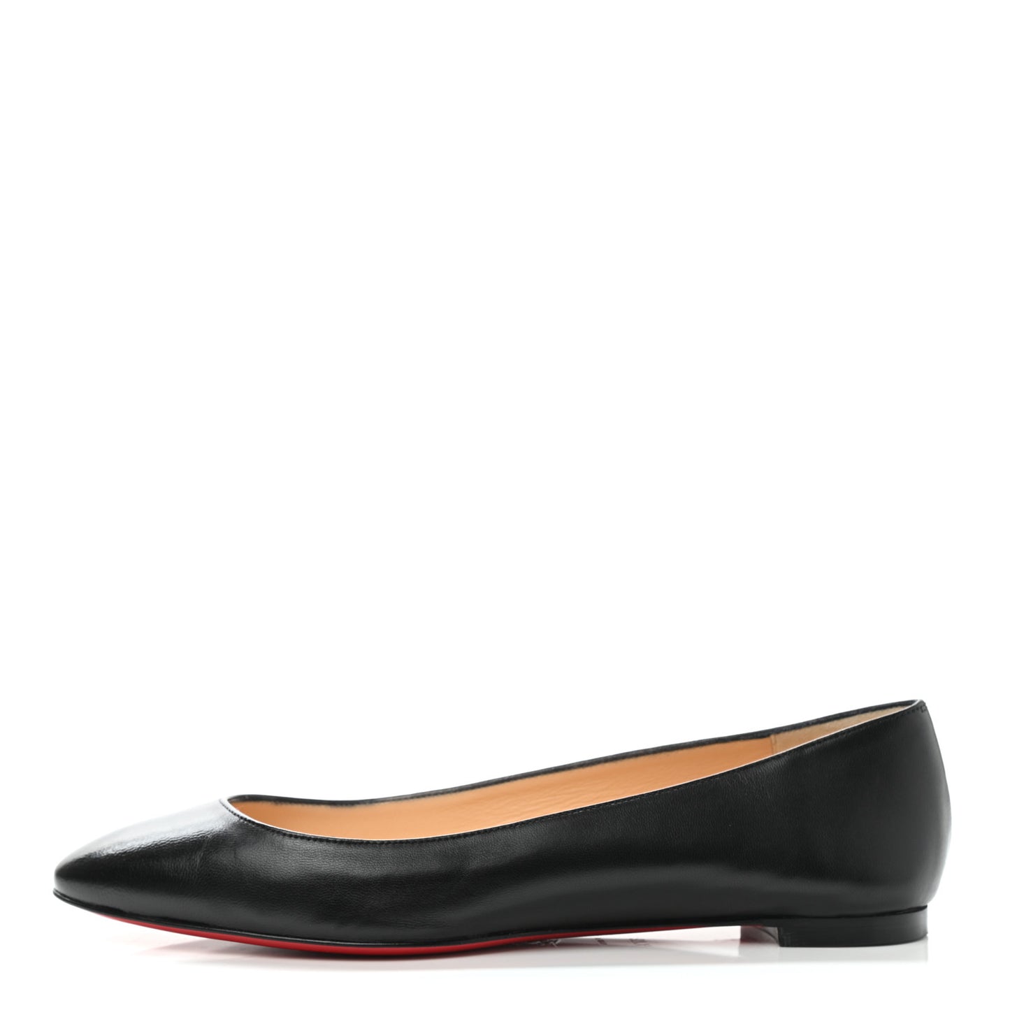 Shiny Nappa Eloise Flats 37.5 Black