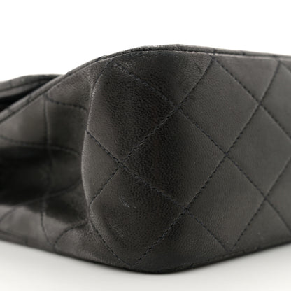 Chanel Lambskin Quilted Medium Double Flap Black 9 of 14