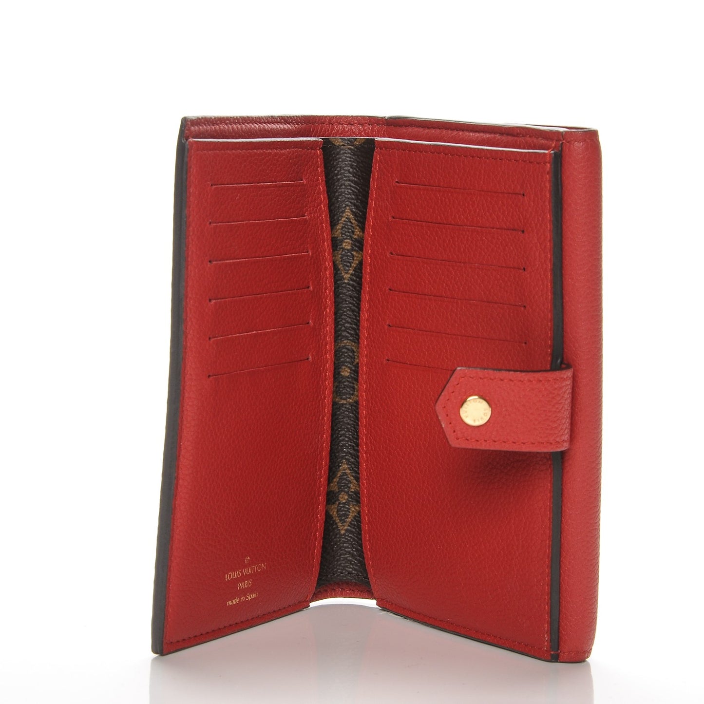 Monogram Pallas Compact Wallet Cherry