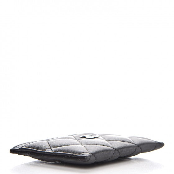 Chanel Lambskin Quilted Card Holder Black 4 of 9