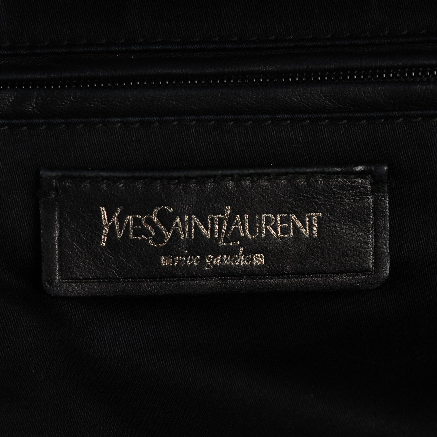 Saint Laurent Embossed Patent Medium Easy Y Bag Black 6 of 7