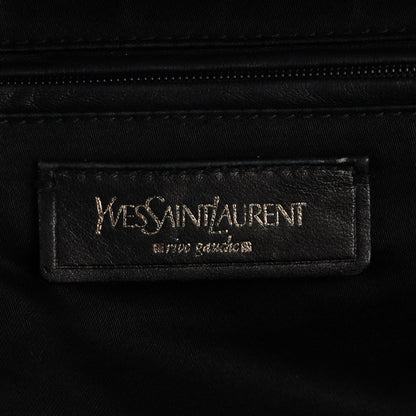 Saint Laurent Embossed Patent Medium Easy Y Bag Black 6 of 7