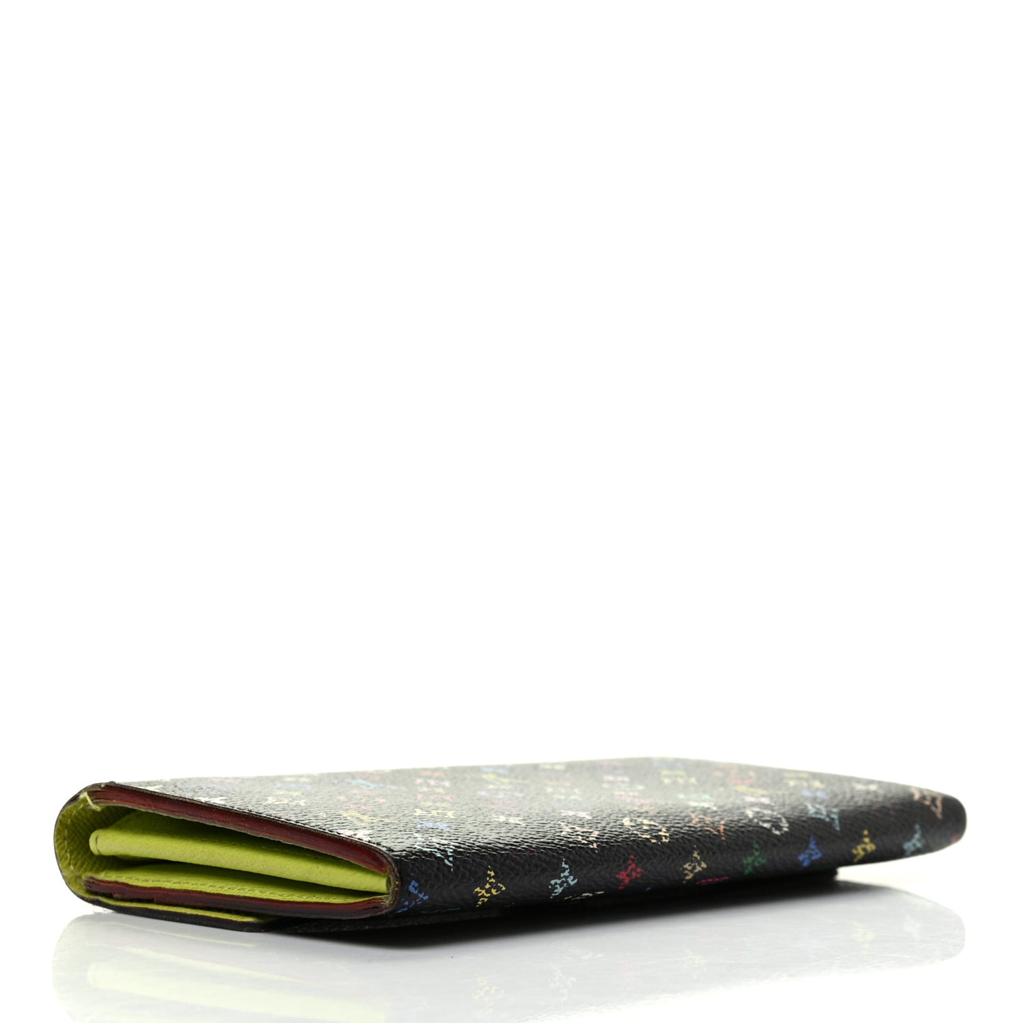 Monogram Multicolor Sarah Wallet Black Pistache