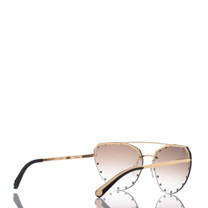 Louis Vuitton The Party Aviator Gradient Sunglasses Z0914U Brown 4 of 8