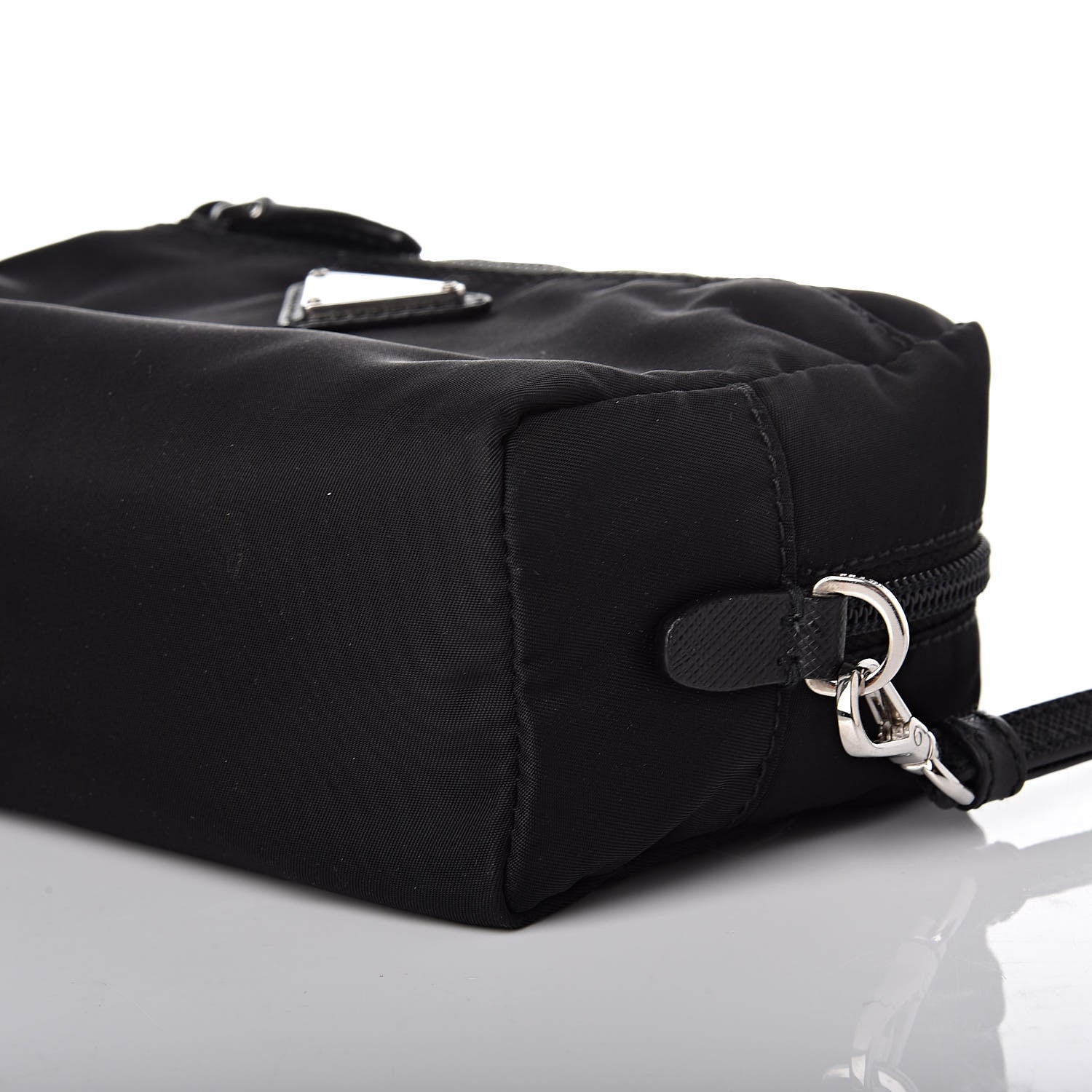 Prada Tessuto Nylon Wristlet Black 6 of 9