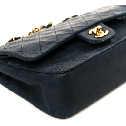 Chanel Lambskin Quilted Medium Double Flap Black 11 of 12