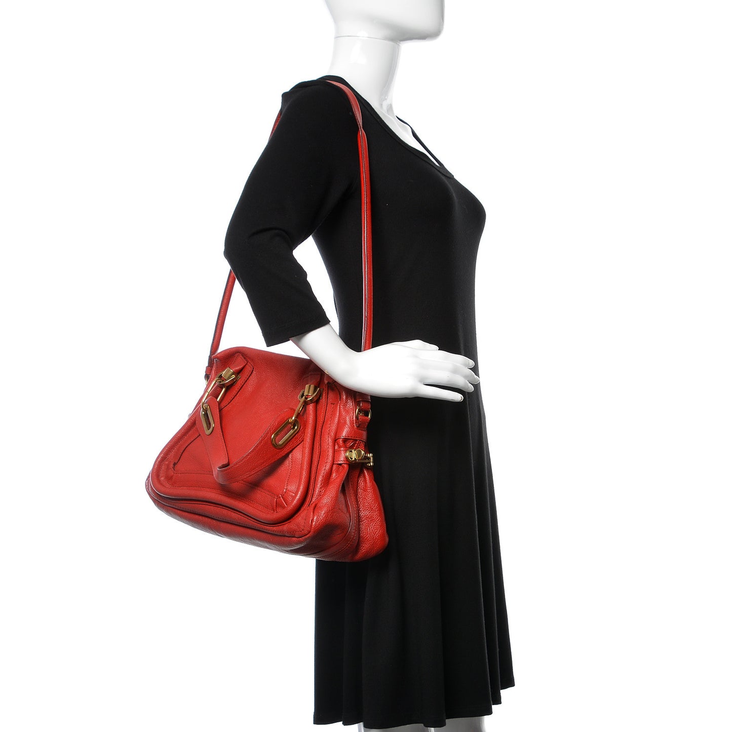 Calfskin Medium Paraty Holly Berry